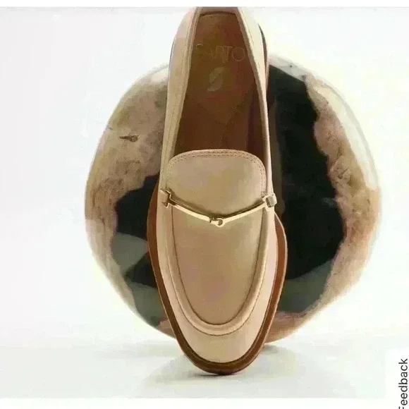 NIB Sarto ladies blush colored loafers- NWT and gorgeous Italian craftsmanship - Picture 2 of 9